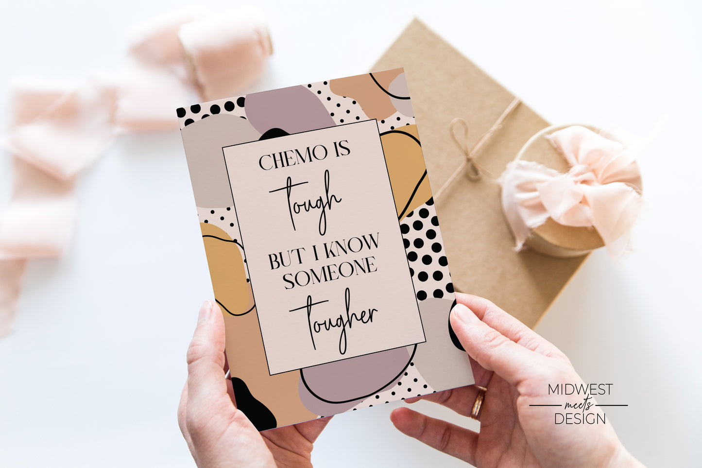 'Chemo Is Tough' Sympathy Greeting Card