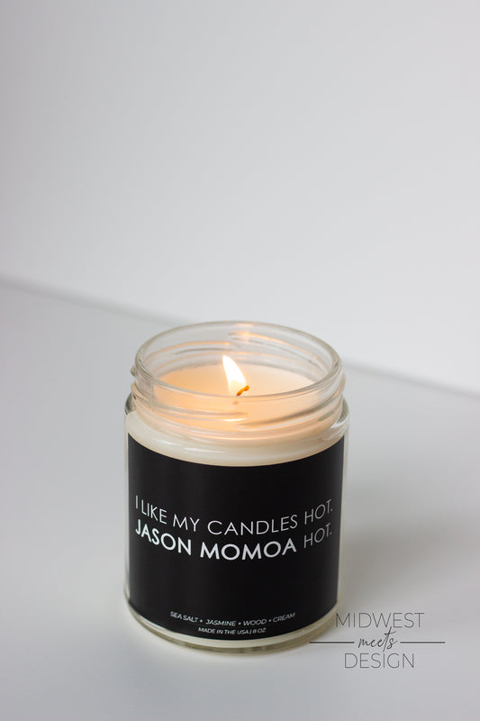 Jason Momoa Hot Candle