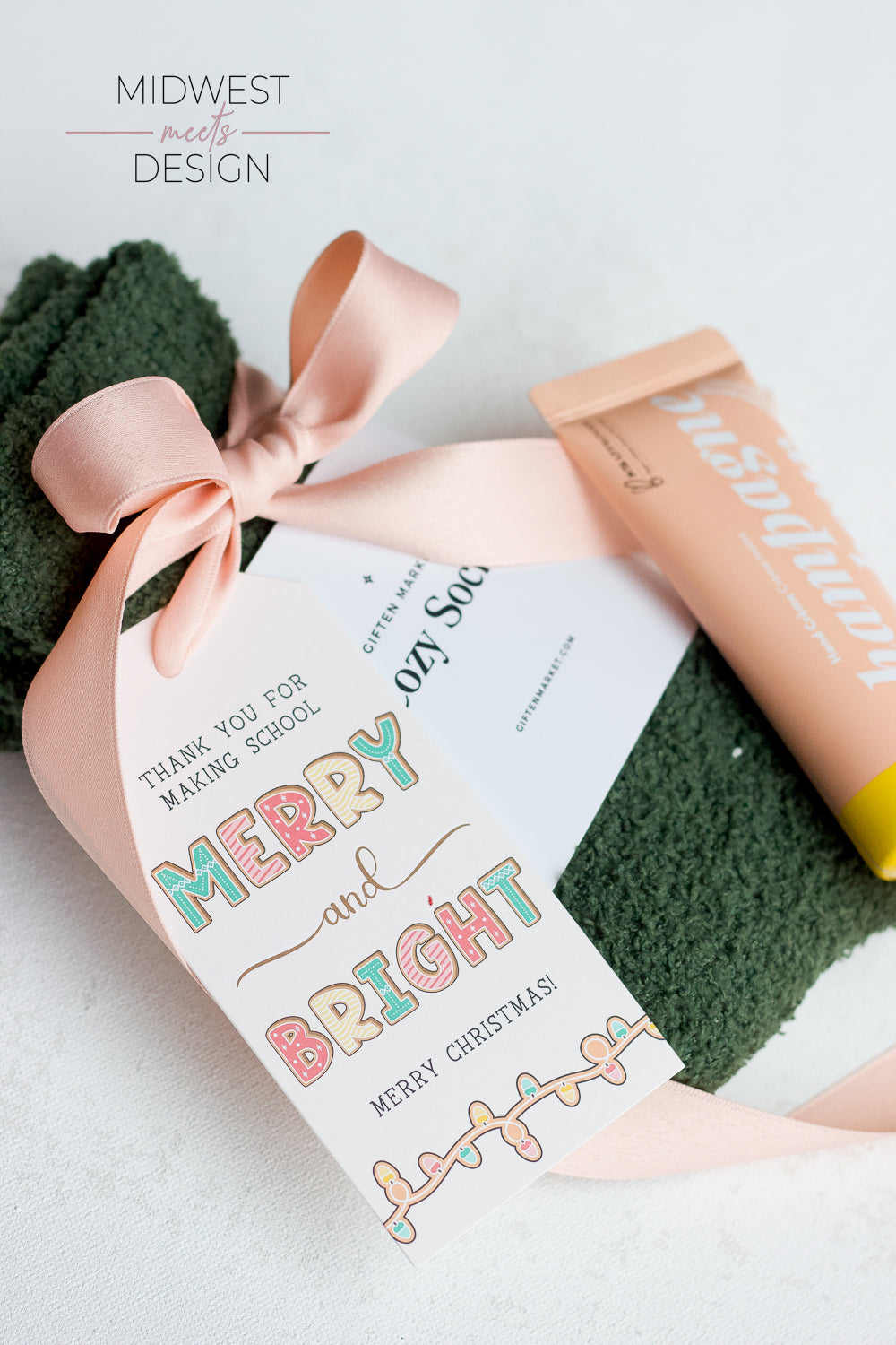 Teacher Merry + Bright Christmas Gift Set