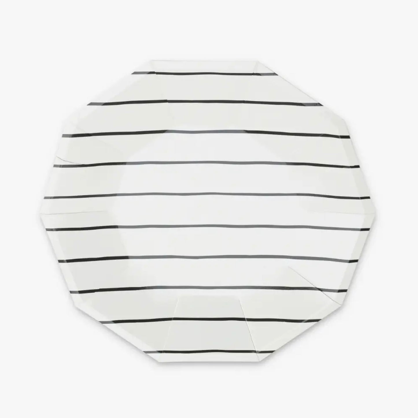 Frenchie Striped Plates (small) - 8 Pk.