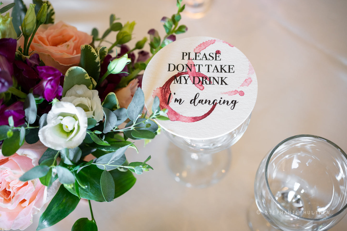 Don't Take My Drink Coaster Favors (50 Count)