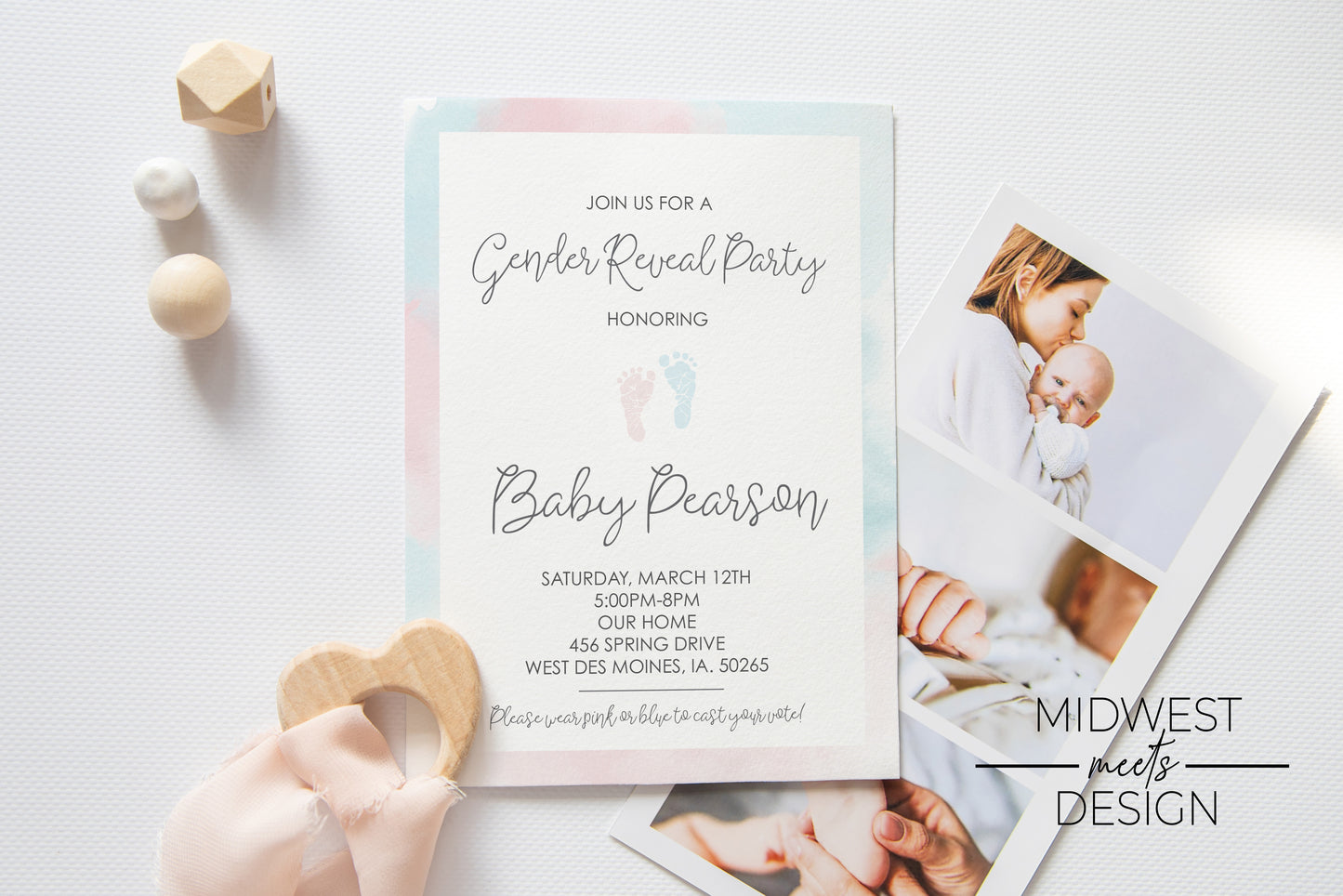 Gender Reveal Baby Shower Bundle - Digital Download