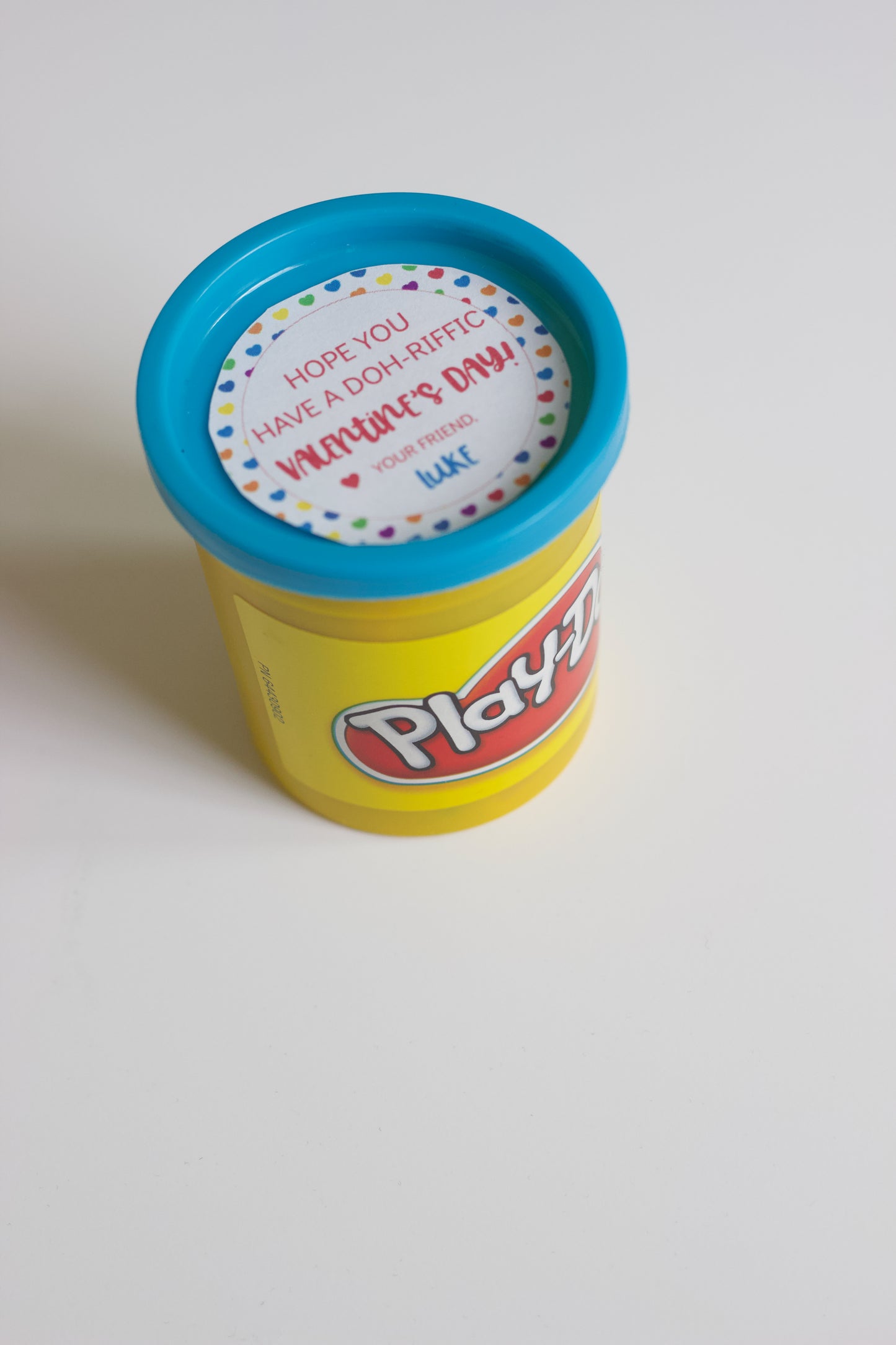 Play Dough Valentine Stickers/Tags - Digital Download