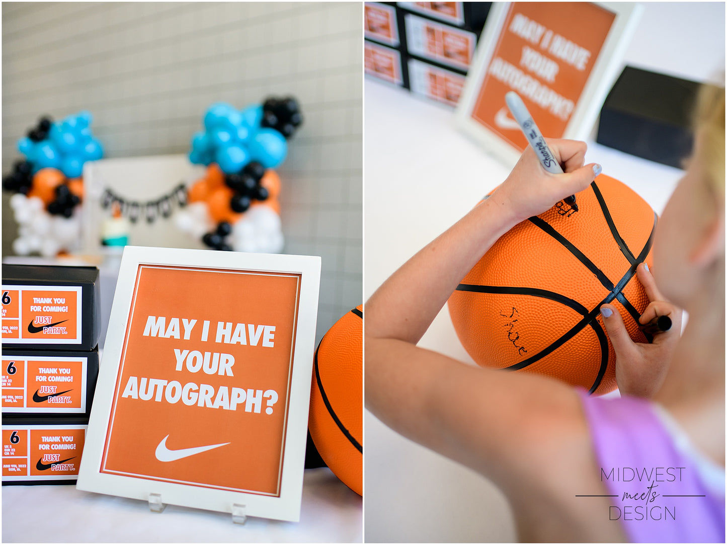 'May I Have Your Autograph' Sports Guestbook Sign