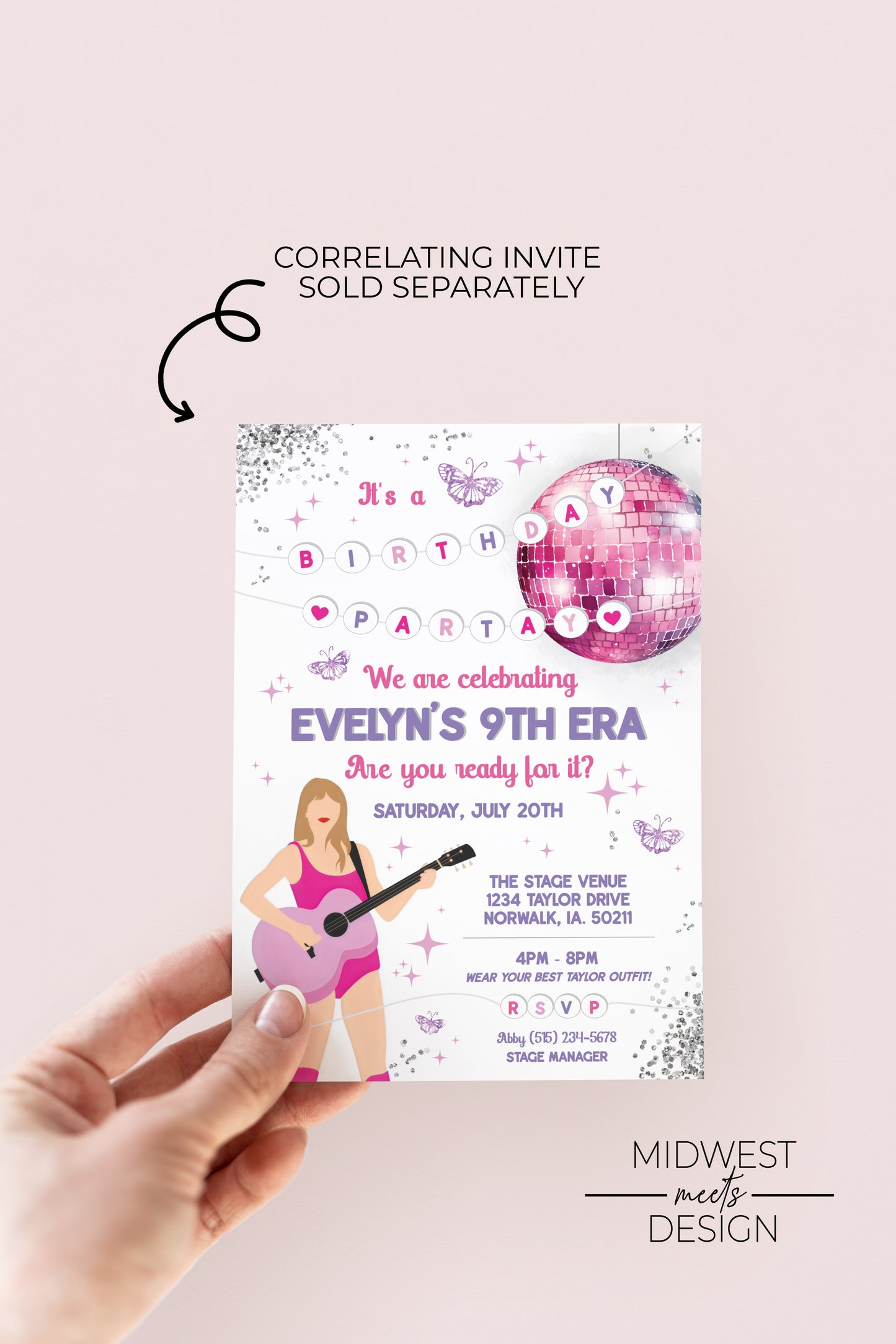 Taylor Swift Eras Tour Birthday Coloring Page/ Activity Placemat - Digital Download