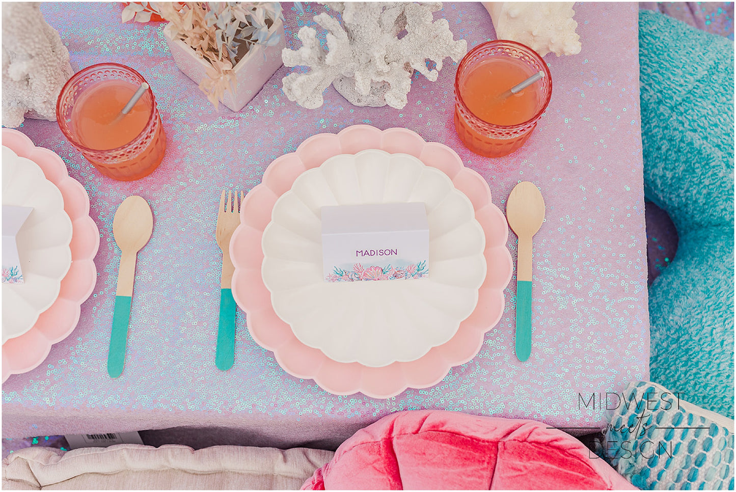 Mermaid Birthday Digital Bundle - Digital Download