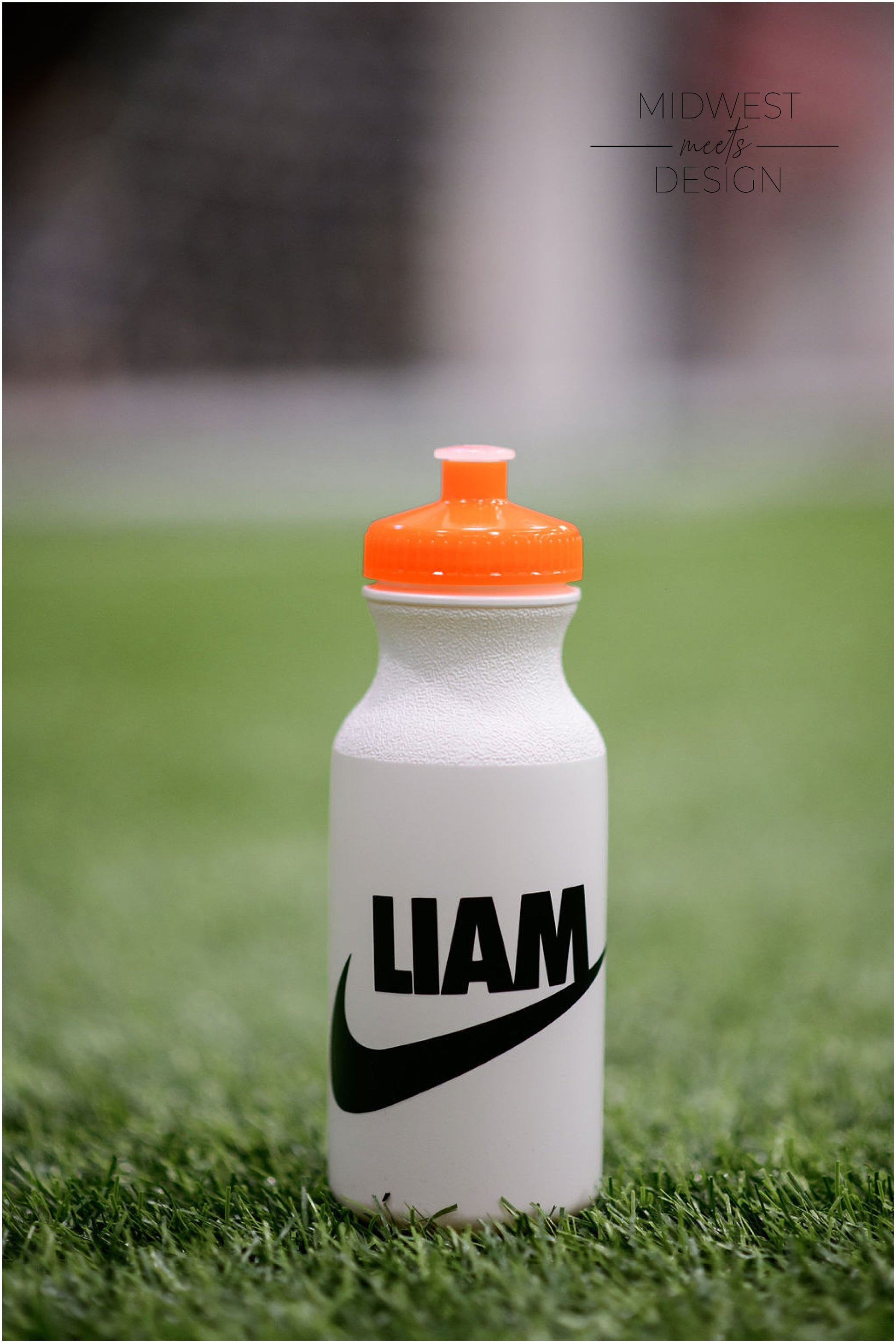 Nike Inspired Water Bottle Favors – Midwest Meets Design