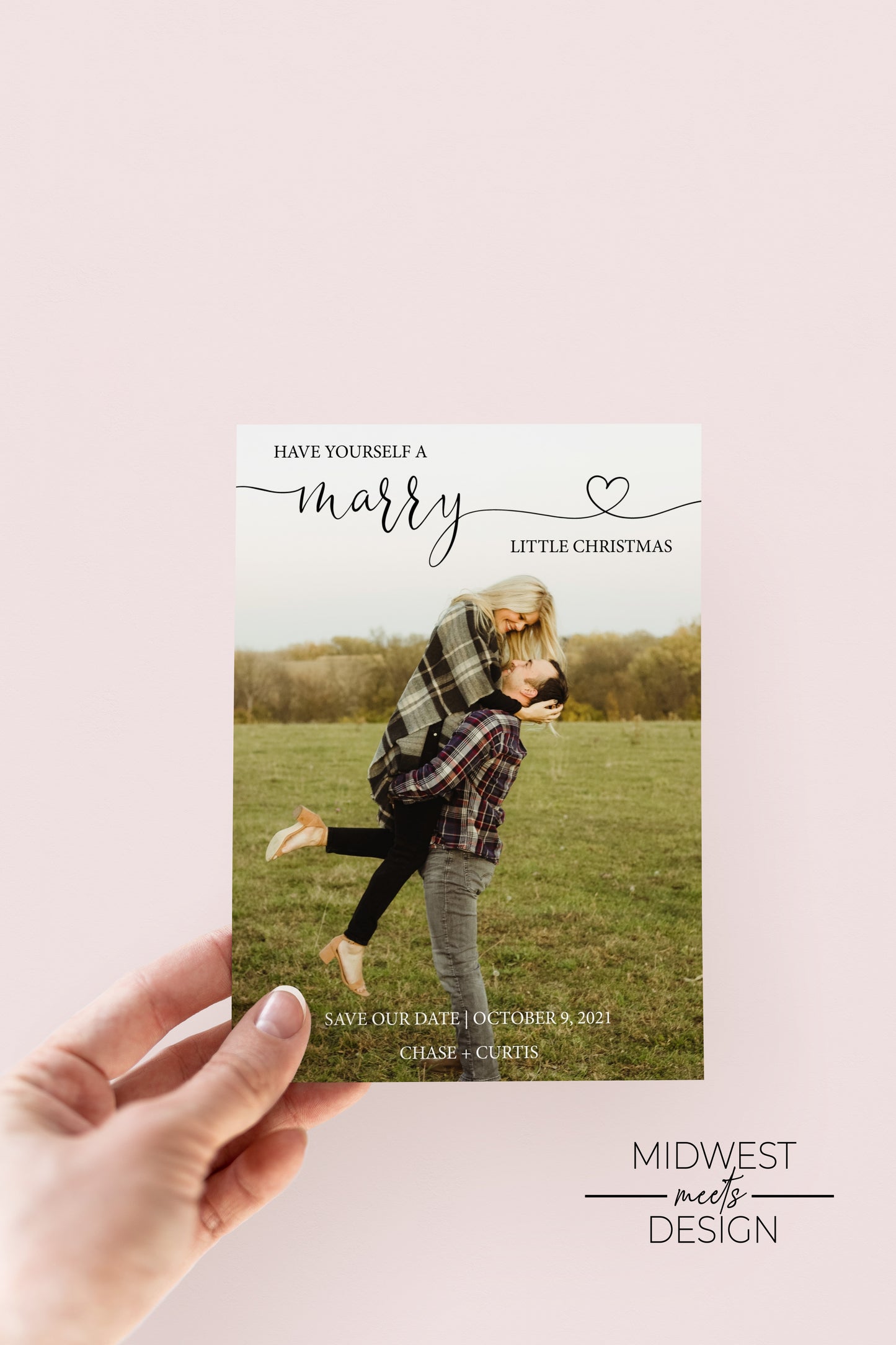 Wedding Save the Date (Have Yourself A Marry Little Christmas) - Digital Download